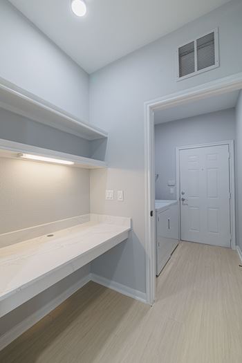 Built-in desks